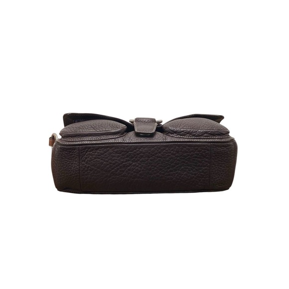 Coach Chelsea Chocolate Brown Leather Demi Flap F10893 w/ Matching Wallet - Picture 10 of 16